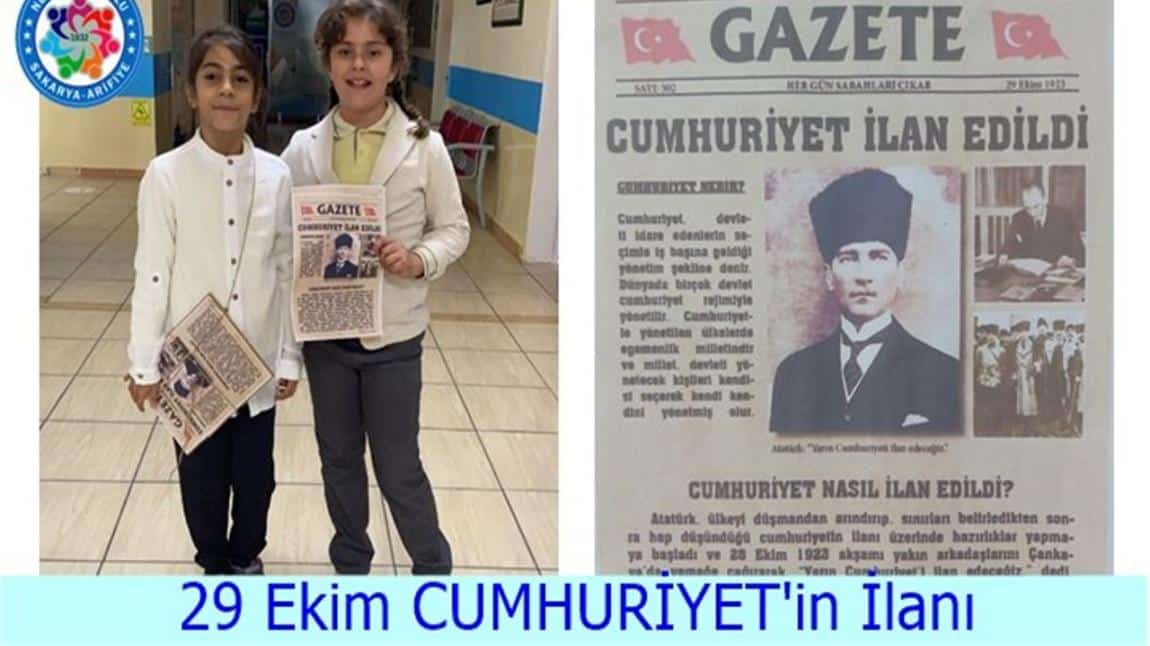 29 Ekim Cumhuriyet'in İlanı.